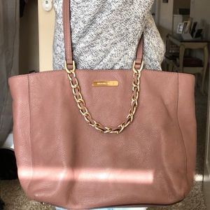 Michael Kors Pink Chain Tote